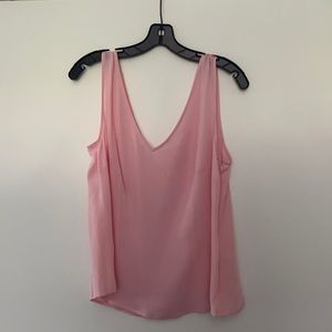 baby pink tank top